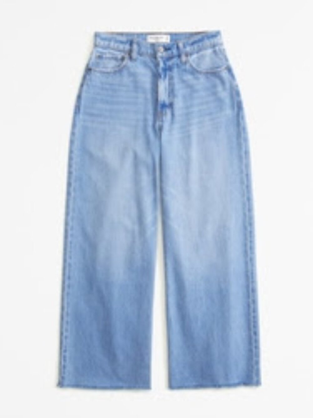 Women's Curve Love High Rise Cropped Wide Leg Jean